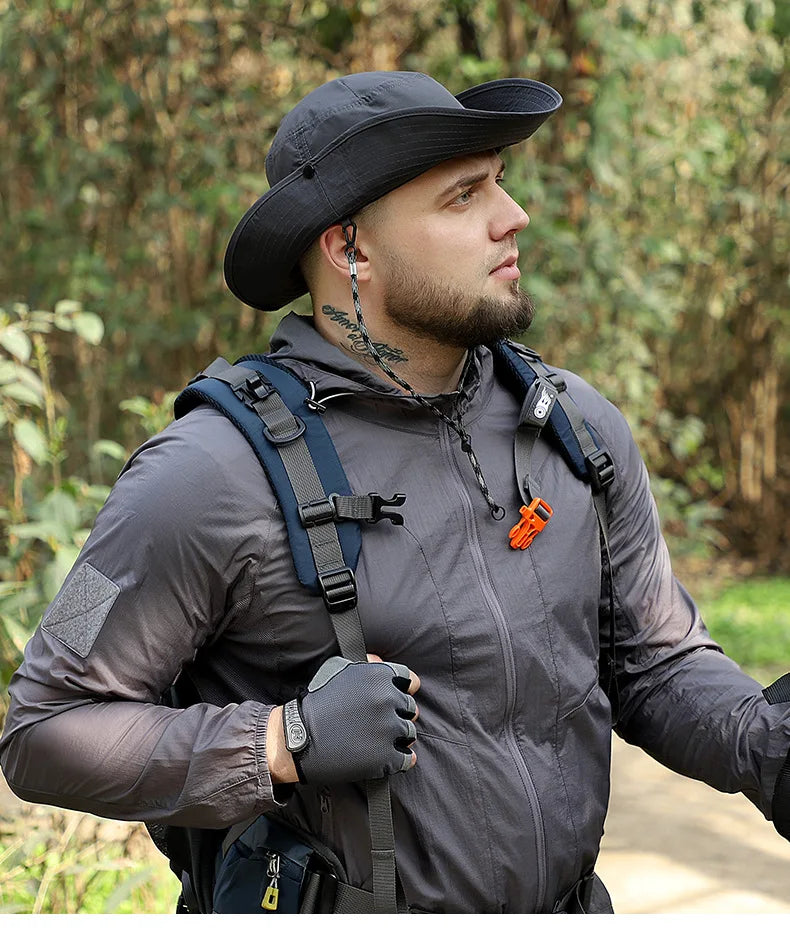 Chapeau pluie style nomade