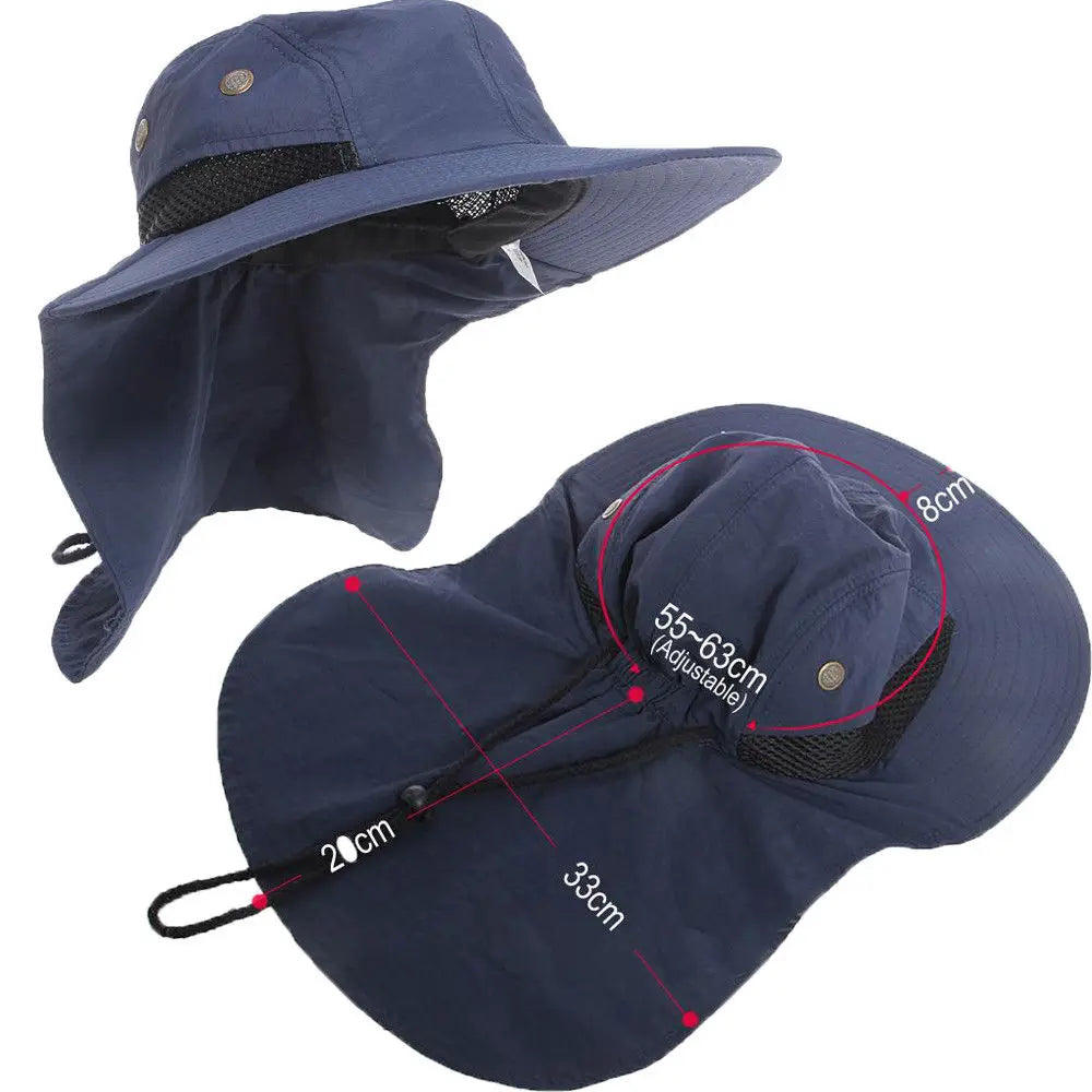 Chapeau pluie unisexe ample confort