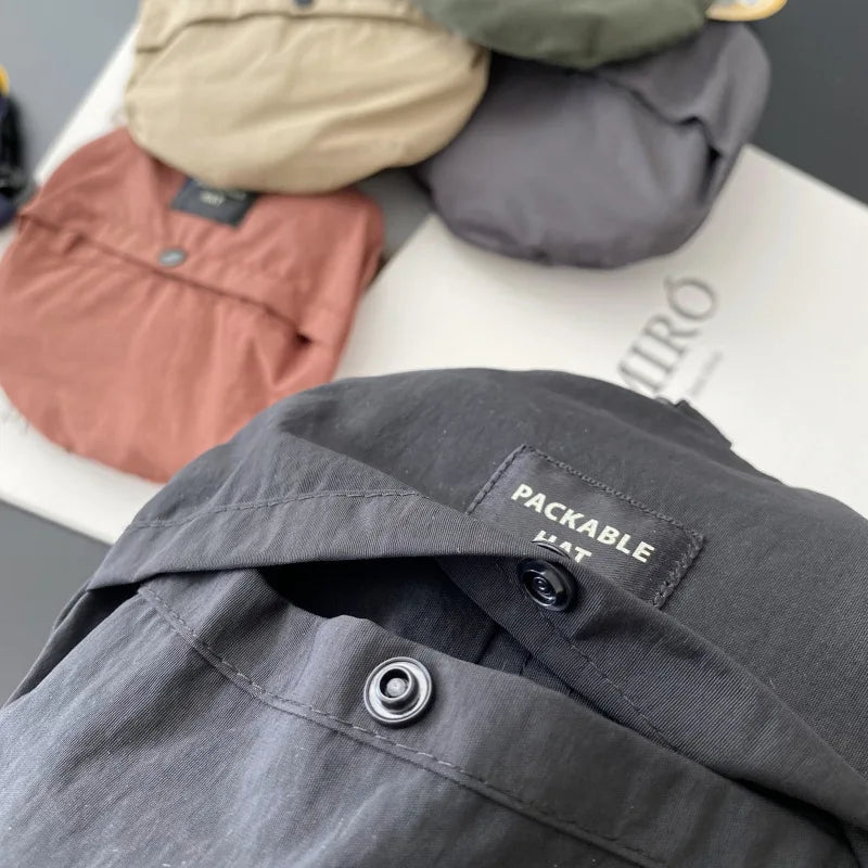 Chapeau pluie pliable pratique voyage