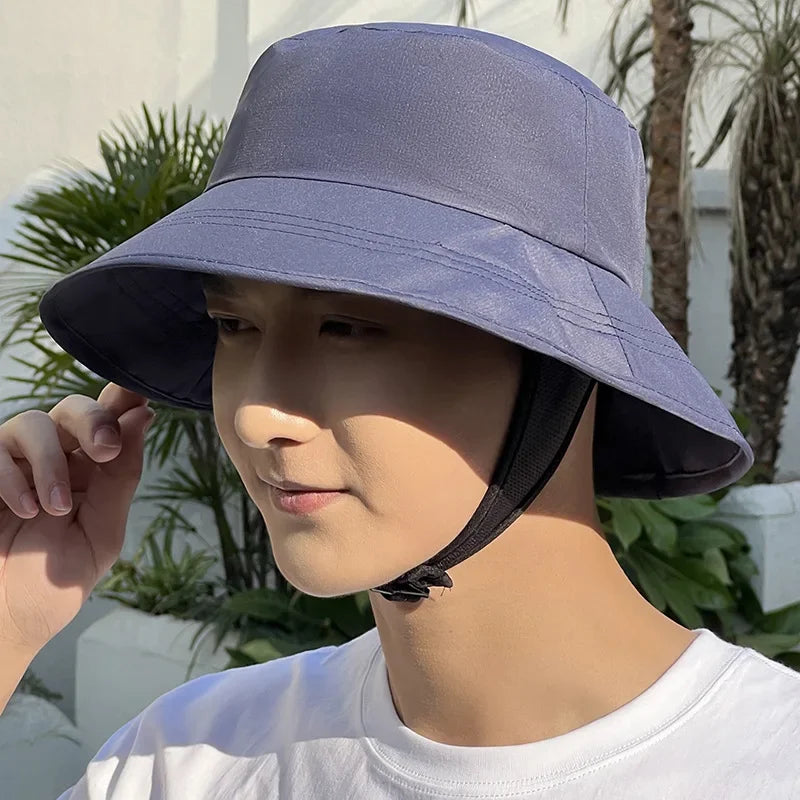 Chapeau pluie homme audacieux