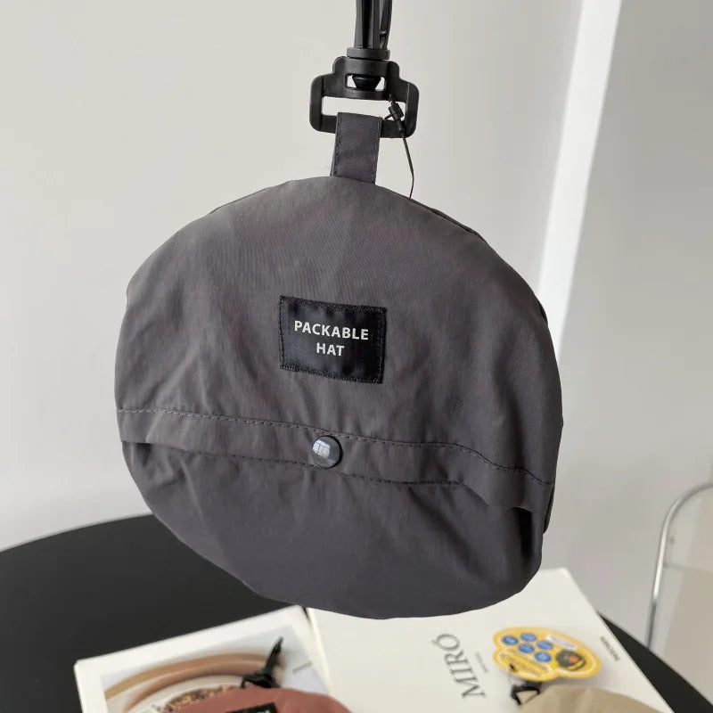 Chapeau pluie pliable pratique voyage