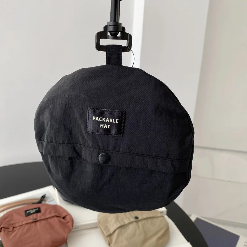 Chapeau pluie pliable pratique voyage