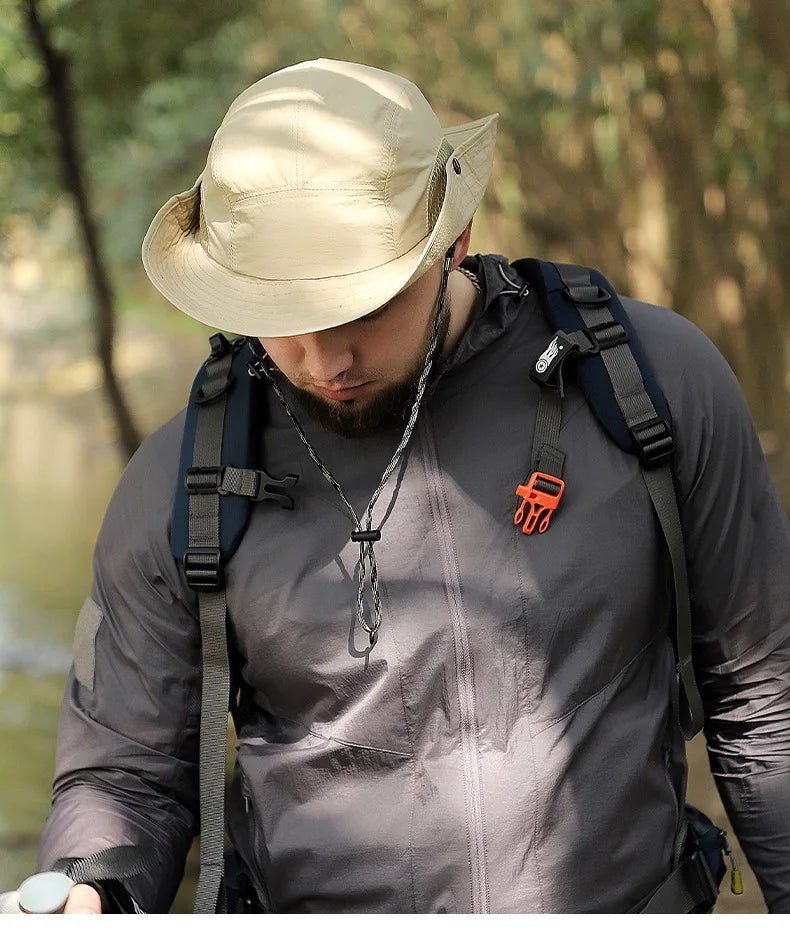 Chapeau pluie style nomade