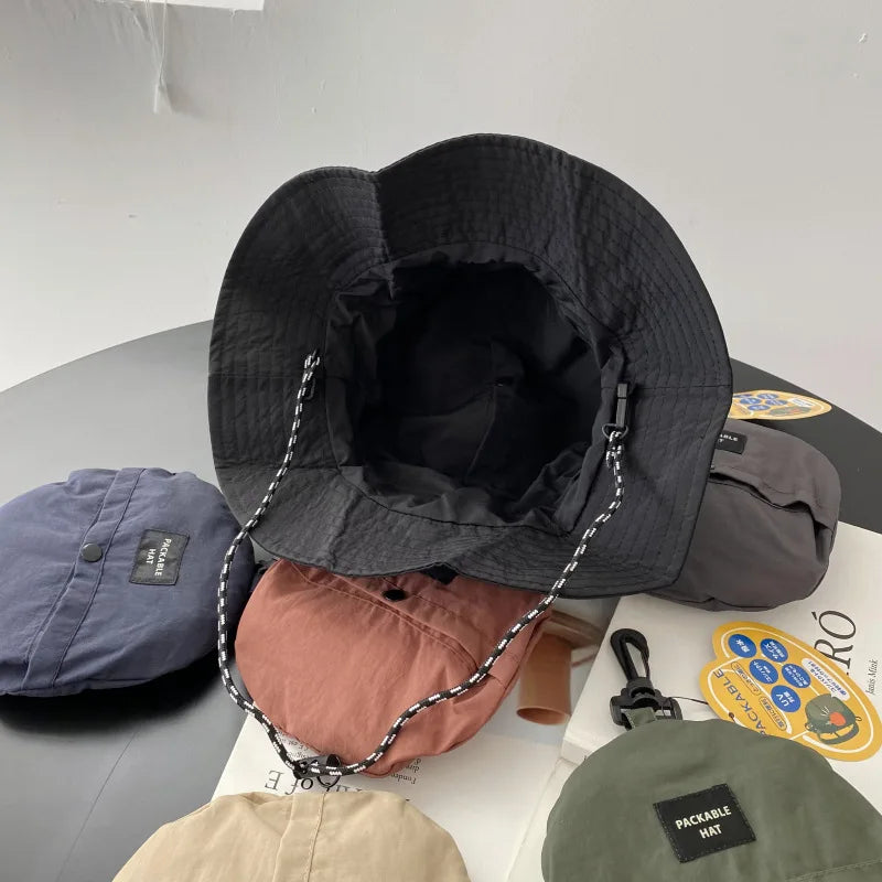 Chapeau pluie pliable pratique voyage