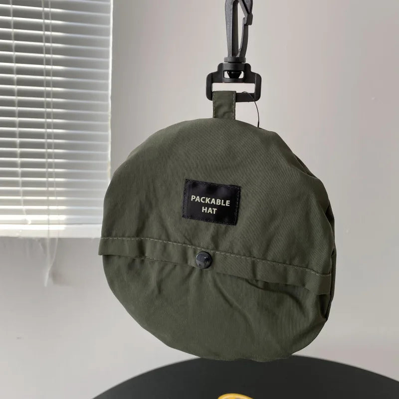 Chapeau pluie pliable pratique voyage