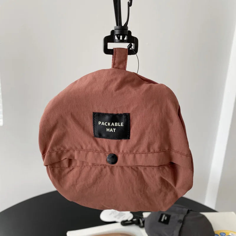Chapeau pluie pliable pratique voyage