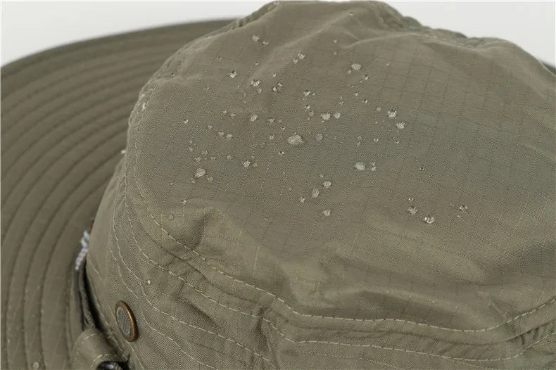Chapeau pluie large bord dynamique
