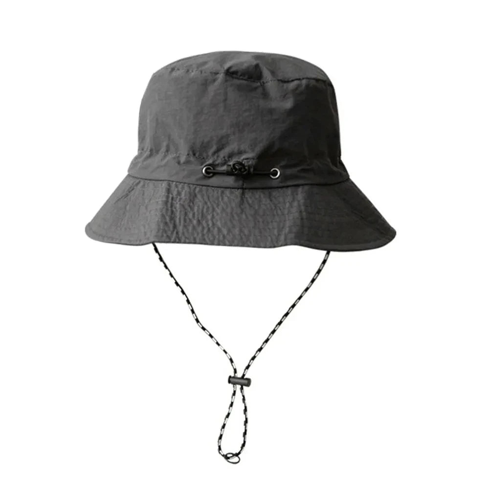Chapeau pluie homme cordon stylé