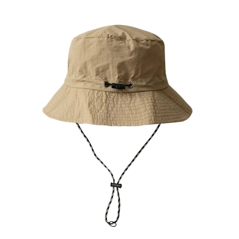 Chapeau pluie homme cordon stylé