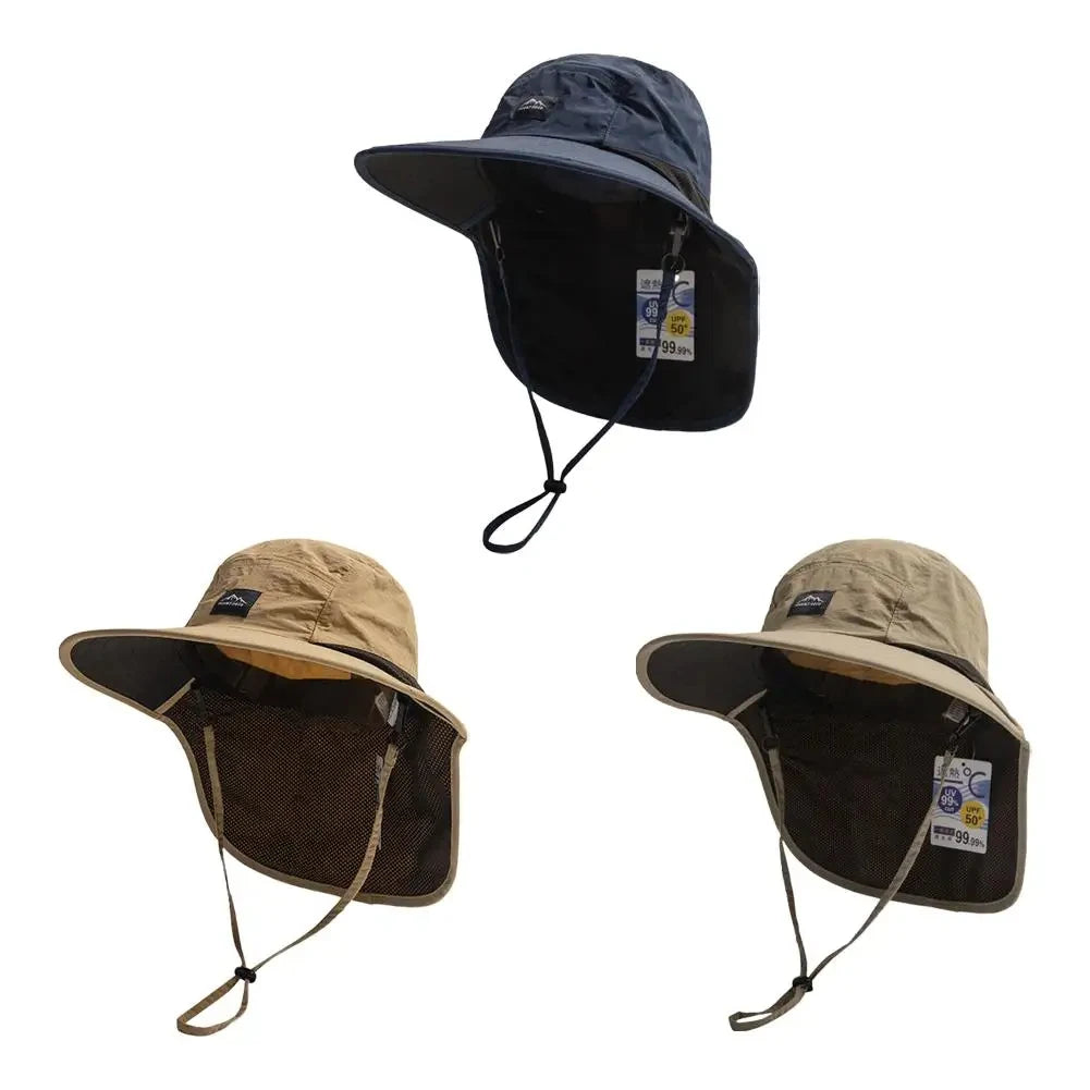 Chapeau pluie homme aventure solaire